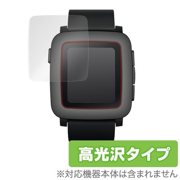 OverLay Brilliant for PEBBLE TIME 極薄保護シート(2枚組) 液晶 ...