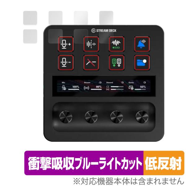 Elgato STREAM DECK + LCDキートップ部 保護 フィルム OverLay Abs...