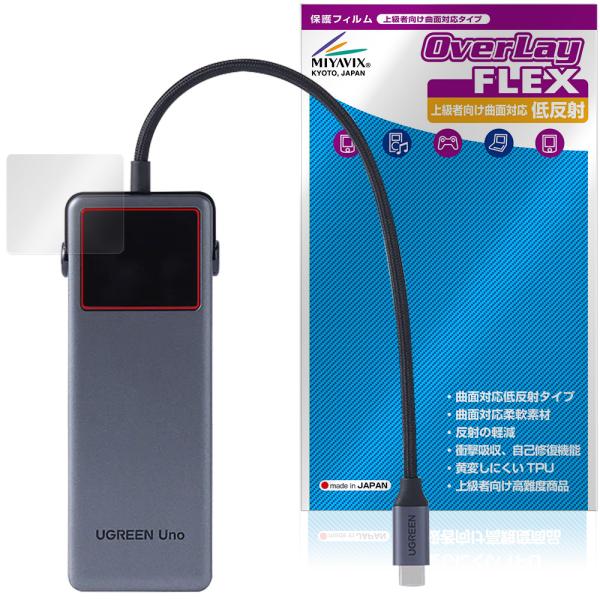 UGREEN Uno 6 in 1 USB-C Hub 保護 フィルム OverLay FLEX 低...