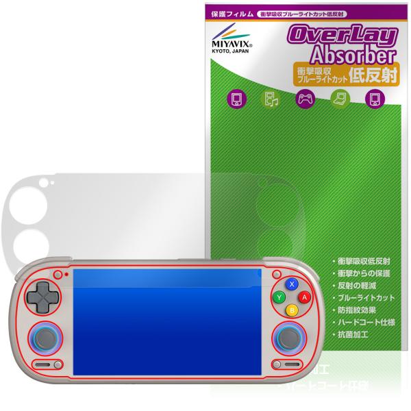RETROID pocket 6 D-Pad Topモデル 保護フィルム OverLay Absor...