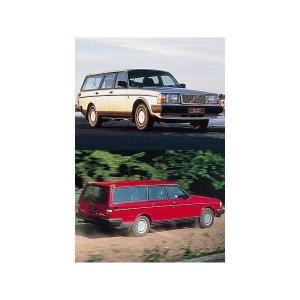 ボルボ（VOLVO） 240 ワゴン リアゲートヒンジ ブラック 左右セット 2