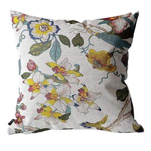 Kuai クッションカバー 45cm 60cm 30×50cm 花柄 オリエンタル アンティーク シノワズリ アジアン 北欧 インテリア ポリエ
