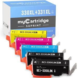 myCartridge-SUPRINT BCI-330XL BCI-331XL キャノン CANON用 互換インク 330 331 5色セット