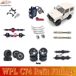 Wpl c74 jimny Warriorリモートコントロールカー メタル改造アクセサリー フロント...