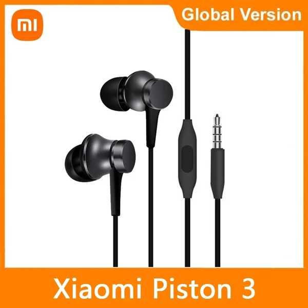 オリジナルxiaomiピストン3イヤホン低音有線3.5ミリメートルで、耳のスポーツヘッドフォン用マイ...