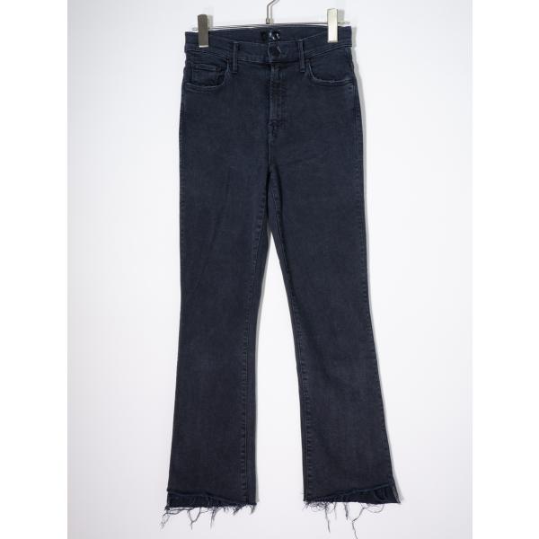 MOTHERマザー ドゥーズィエムクラス購入 FADED BLACK INSIDER CROPカット...