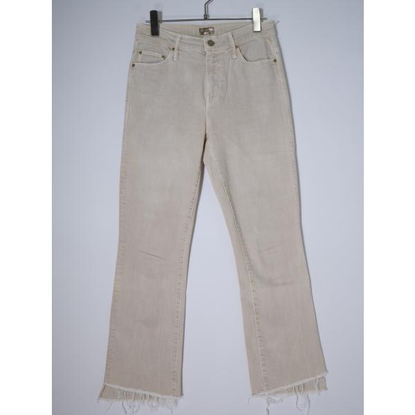 MOTHERマザー ドゥーズィエムクラス購入 SAND BEIGE INSIDER CROP カット...