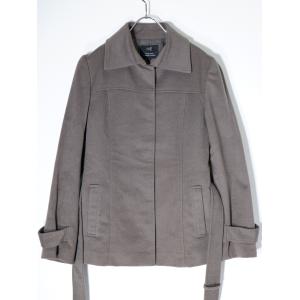 23区ニジュウサンク ソフトウールアンゴラリバーフーデッドコート