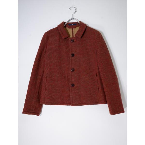 45Rフォーティファイブアール45rpm カルゼ二重織メリノウールジャケット[LJKA76635]