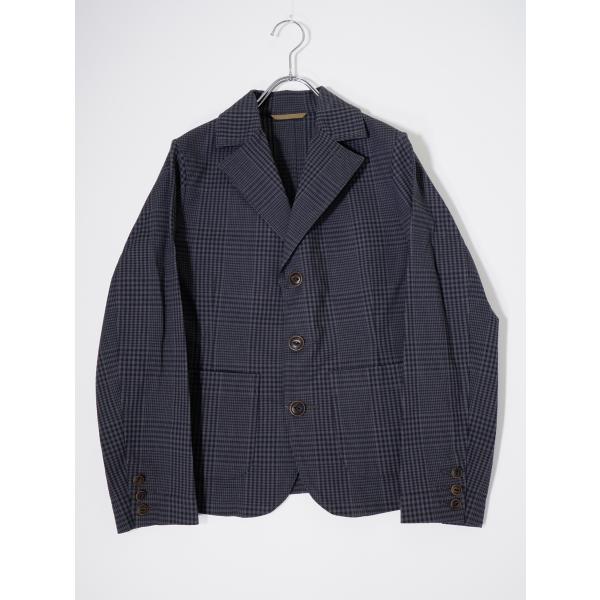 45Rフォーティファイブアール45rpm ダブルクロスストレッチのシャツジャケット チェック[LJK...