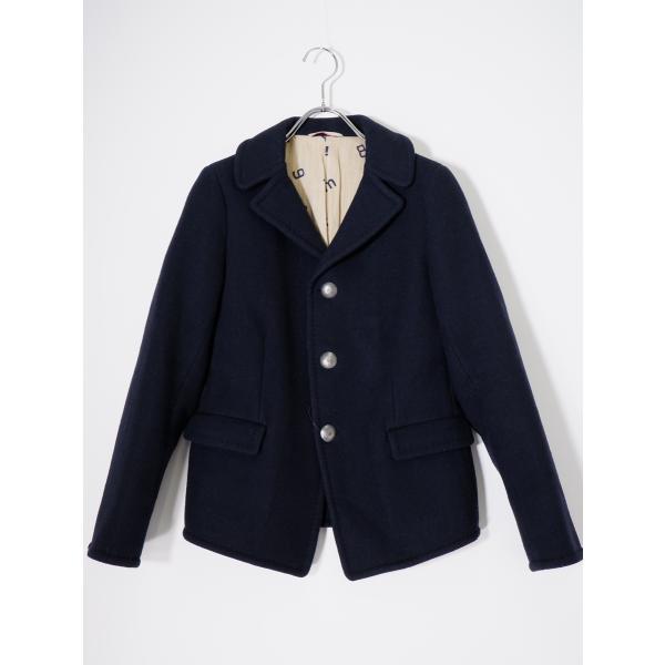 umii908 45rpmフォーティファイブアールピーエム45R メタルボタン メルトンウールブレザ...