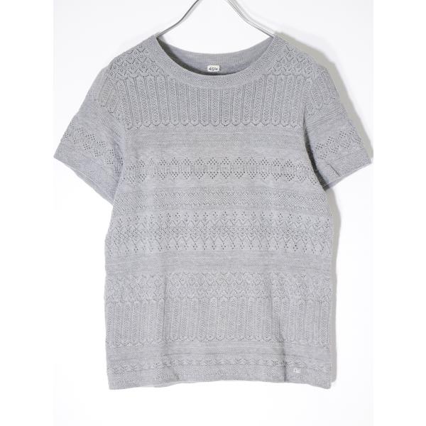 45R(45rpm 45アールピーエム) ニットレースT-SHIRT Tシャツ[LKNA68252]