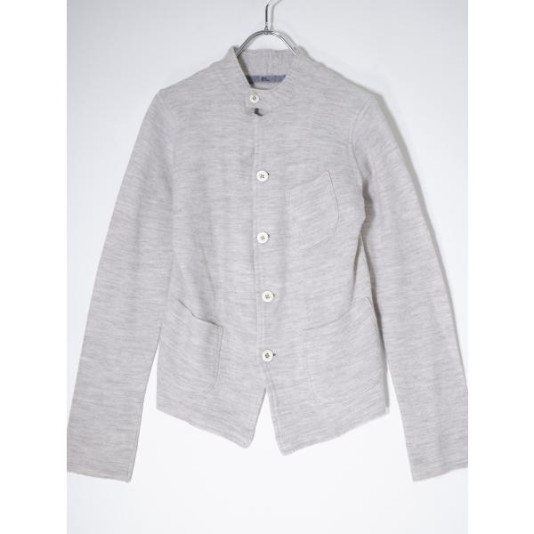 45R(45rpm 45アールピーエム) ウールコットン縮絨ニットジャケット[LKNA70950]