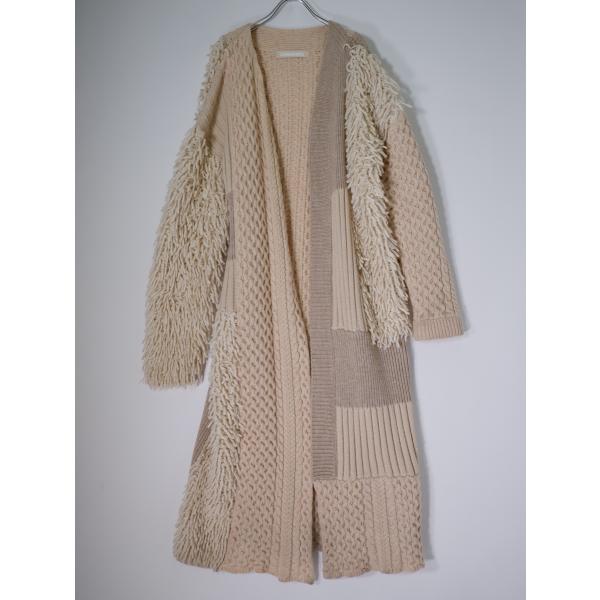 LEINWANDEラインヴァンド Loop knitted coat ループニットロングコート[LK...