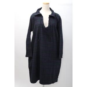 45rpm◇ワンピース/2/コットン/GRY/チェック/8095024 : セカンド