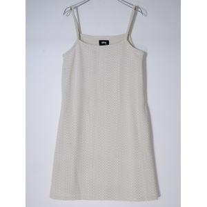 STUSSYステューシー 2020SS Tonal Jacquard dressジャガード ドレス ワンピース[LOPA76130]