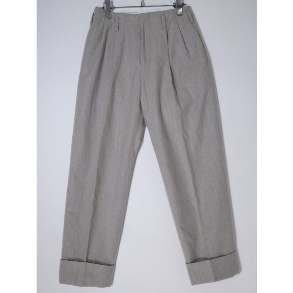 MARGARET HOWELLマーガレットハウエル LIGHT FLANNEL TROUSERS フ...