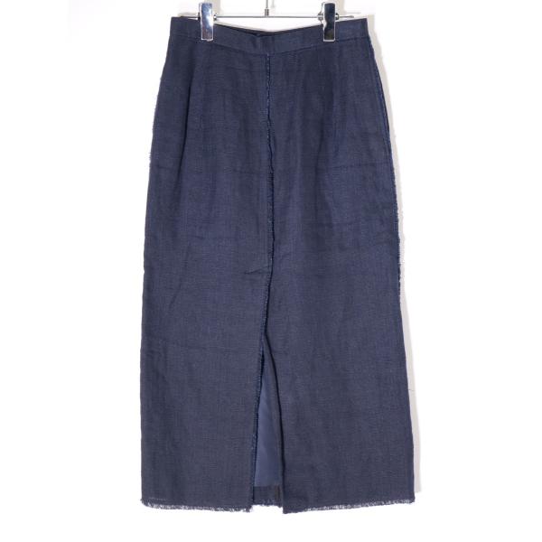 AURALEEオーラリー 2020SS LINEN DOUBLE FACE FRINGE SKIRT...