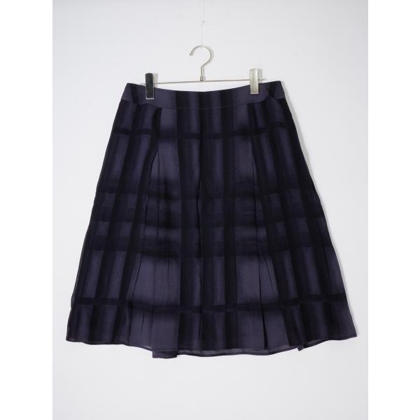 BURBERRY LONDONバーバリー ロンドン 大きいサイズ 日本製上質シルク100% シャドー...