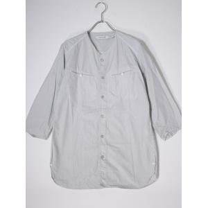 ノンネイティブ nonnative ノーカラー　シャツ　ジップアップ　ベージュ 公式 ストアファッション - ノンネイティブ nonnative ノー