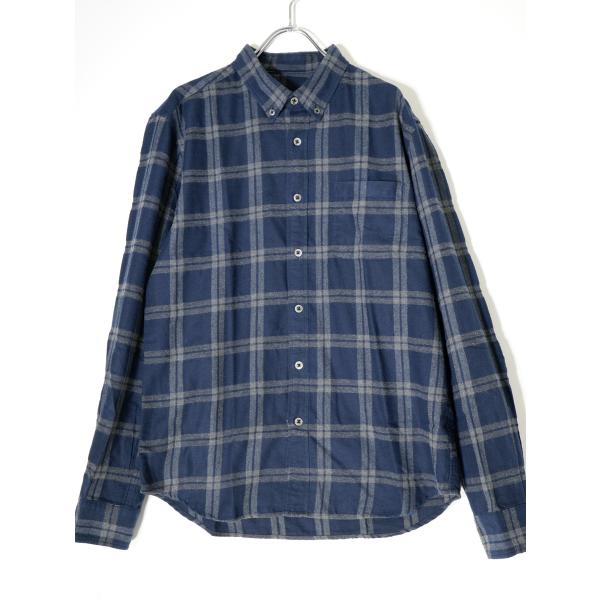 SOPHNET.ソフネット THERMOMLITE FLANNEL CHECK B.D SHIRTフ...
