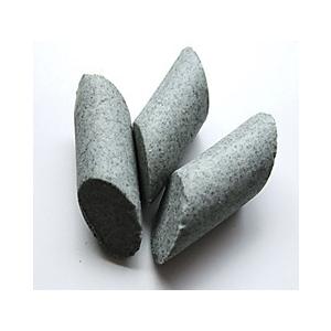 バレル用研磨石　中研削用セラミック（円筒斜め）　<サイズ：10×20mm>