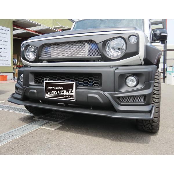 ジムニー JB74Wエアロ"L-sports"フロントセット FRP製 BEAST-R