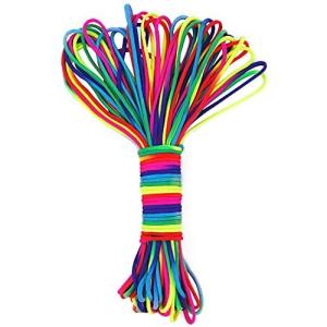 BOROLA パラコード 30m 7芯 テント ロープ パラシュートコード キャンプ サバイバル アウトドア 用 (ディープセブ