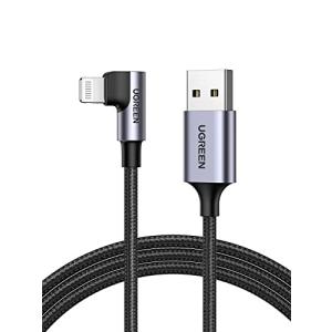 UGREEN ライトニングUSBケーブル L字 MFi 認証 iphone 充電ケーブル