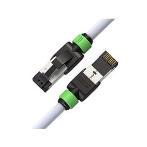LINKUP  LAN ケーブル Cat7-2.1M 10ギガビット RJ45 コネクタ S/FTP 二重 シールド   イーサネット PS4