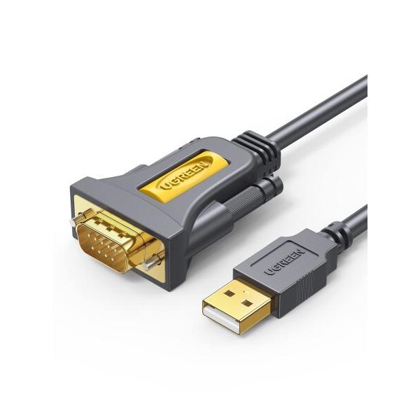UGREEN USB シリアル変換ケーブル RS232 USB 9ピン 変換 シリアルケーブル D-...