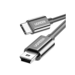 UGREEN ミニUSBケーブル C-miniB端子 タイプCオス - miniBオス USB2.0ケーブル データ転送と充電同期 デジ｜finalshopping
