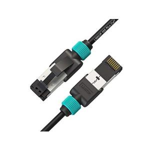 LINKUP (Flukeフルーク 認証) LAN ケーブル Cat7-4.5M 10ギガビット RJ45 コネクタ S/FTP 二重 シールド | イーサネット PS4