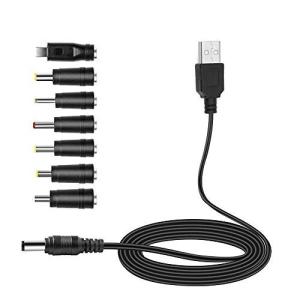 KFD  USB DC ケーブル for ソニー 東芝 HP Dell レノボ Samsung ASUS Acer等対応 汎用 DC アダプタ 変換 DCプラグ コネクタ