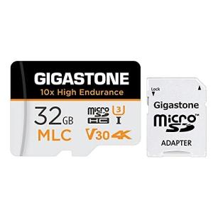 (MLC 高耐久) Gigastone MLC まいくろsdカード 32GB MicroSD 32GB 高耐久 マイクロsdカード, 4K UHD ビデオ撮影, 90MB/s V30 U3 Cla