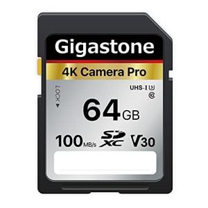 Gigastone SDカード 64GB メモリーカード  A1 V30 U3 Class 10 SDXC 高速4K UHD & Full HD ビデオ Canon Nikon など デジタルカメラ
