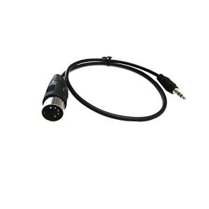 SinLoon 5ピンDinから3.5mmTRS 0.5 M / 1.6 ft 5 - Pin DINプラグオスto 3.5 MM 1 / 8インチTRSオスジャックステレ