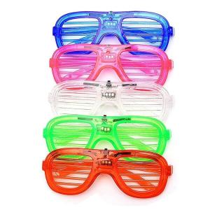 (ziyue) 光るメガネ パーティーメガネ 5個セット 光る眼鏡 LED 誕生日 カラオケ サングラス おもし｜finalshopping