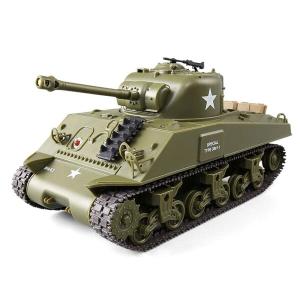 HJKLMM 戦車 ラジコン2.4GhzリモコンアメリカのシャーマンM4A3 /パーシングM26中戦車1/30スケールモデ｜finalshopping