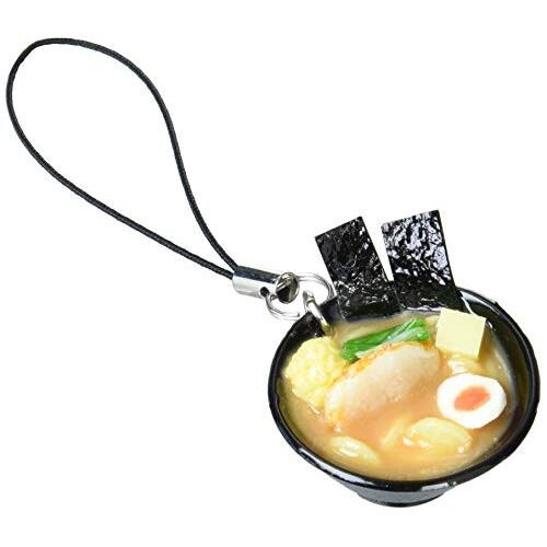 末武サンプル 食品サンプル携帯ストラップ みそラーメン 約32mm s-18465