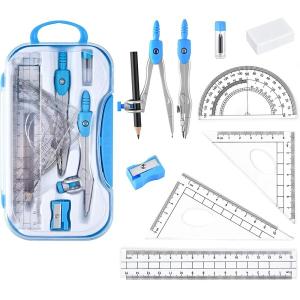 サムコス コンパス 算数セット 10点セット 数学直定規