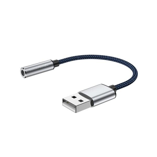 Laza-Vally USB オーディオ 変換アダプタ USB2.0 to 3.5mm 変換ケーブル...