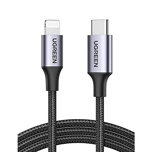 UGREEN USB-C Lightningケーブル PD対応 MFi認証取得 急速充電 ライトニン...