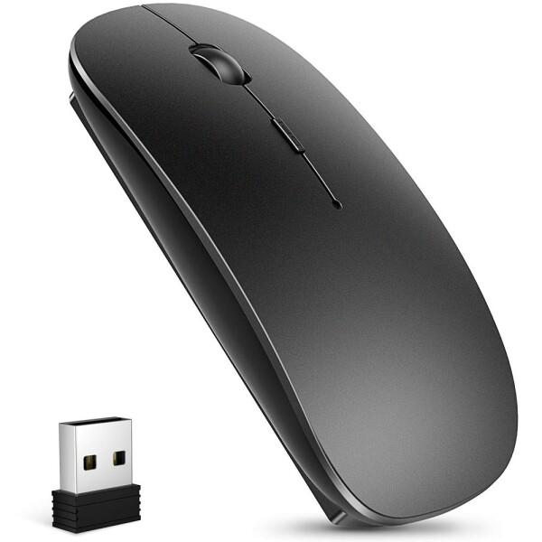 マウス 無線 ワイヤレスマウス 2.4GHz Bluetooth 充電式 薄型 静音 3DPIモード...