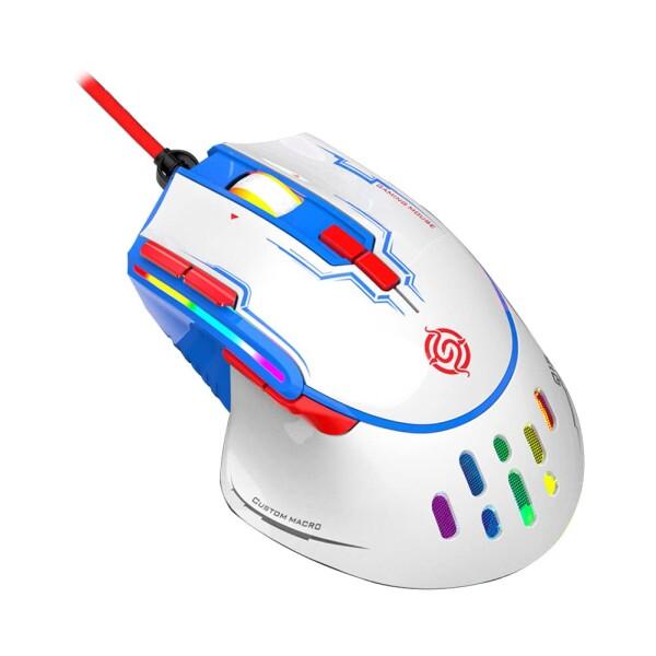 ゲームマウス9ボタン 200~6400DPI 高精度 usb有線 遅延なし 呼吸RGB マウス ハニ...