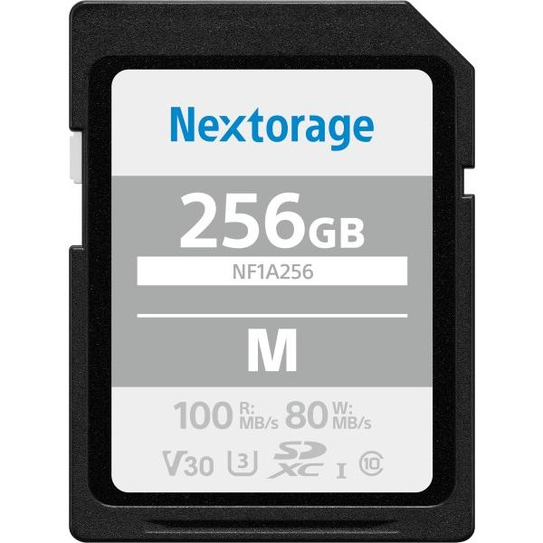 Nextorage ネクストレージ 国内メーカー 256GB UHS-I C10 U3 V30 SD...