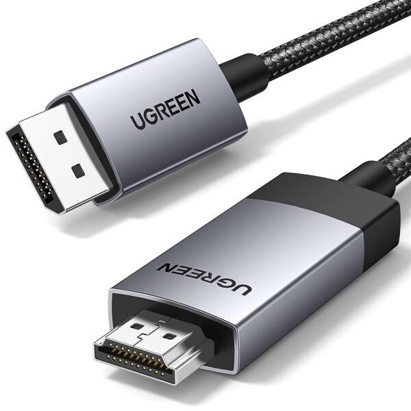 UGREEN DisplayPort-HDMI 変換ケーブル アクティブ ディスプレイポート hdm...