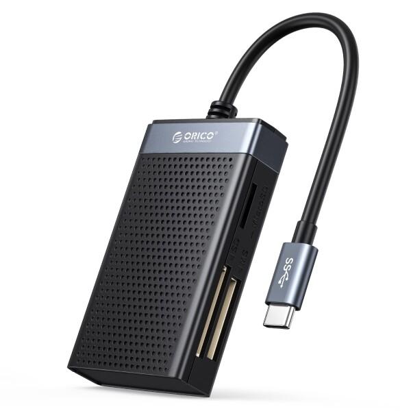 ORICO SDカードリーダー USB 3.0 Type-C カード リーダー 4in1 5Gbps...