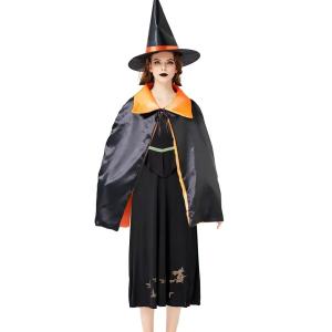 (MIOLIIVA) ハロウィン コスプレ 魔女 仮装 子供 2点セット
