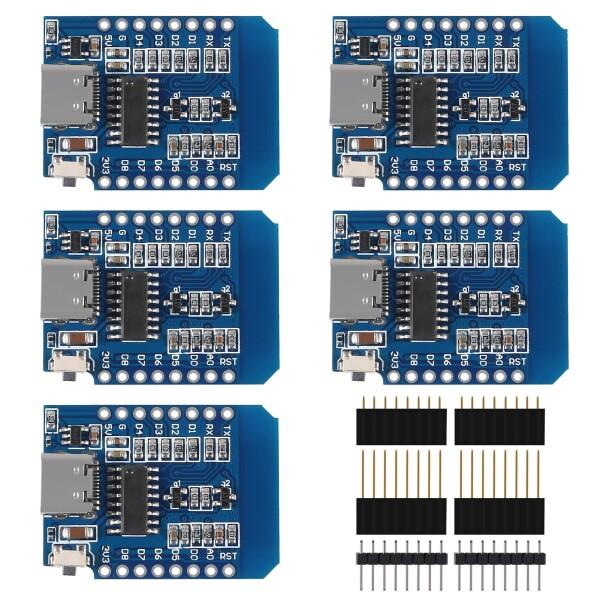 5個 ESP8266 ESP-12 ESP-12F NodeMcu Mini D1モジュール WeM...